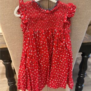 Pink Chicken Smocked Dress